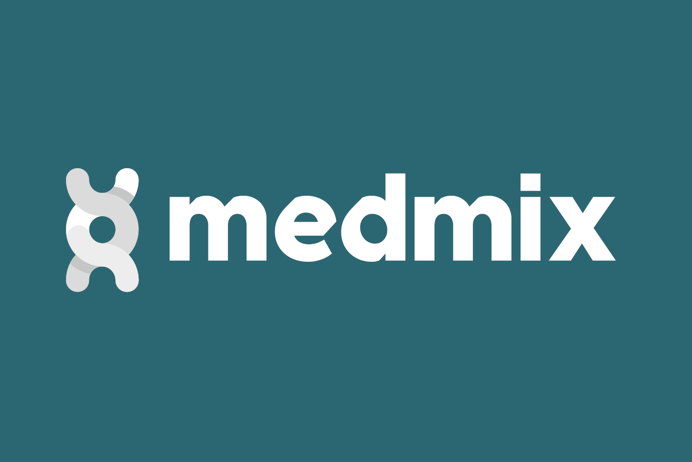 Medmix Logo White with background 