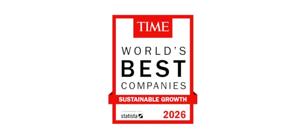 The badge for TIME's World's Best Companies in Sustainable Growth award.
